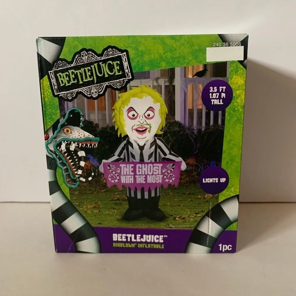 NIB. BEETLEJUICE The Ghost With The Most Halloween Inflatable